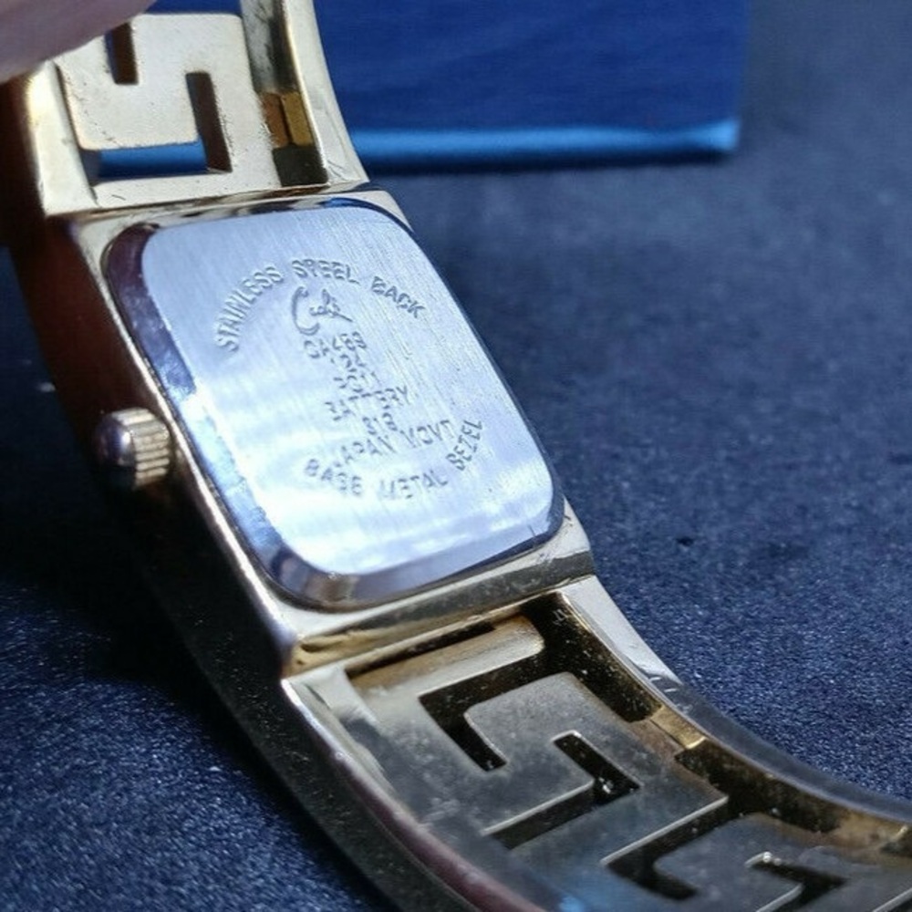 Greek Key Bangle Watch by Cache Quartz - Picture 5 of 5